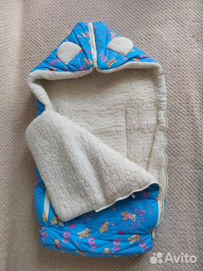 Зимний конверт в коляску