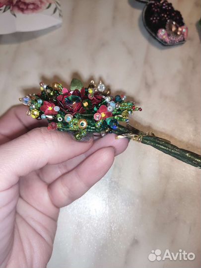 Брошь ручная работа