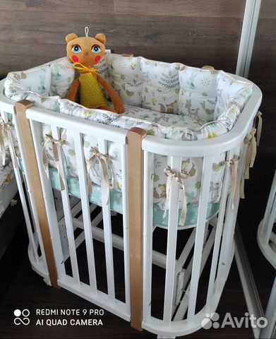 Приставная кроватка люлька Nuvola Lux