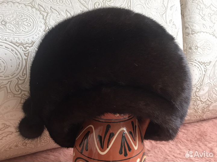 Шапка норковая женская