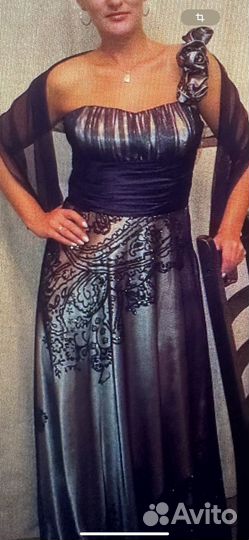 Вечернее платье на выпускной 46 48 в пол