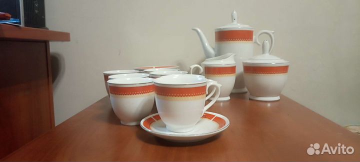 Кофейно-чайные сервизы времён СССР
