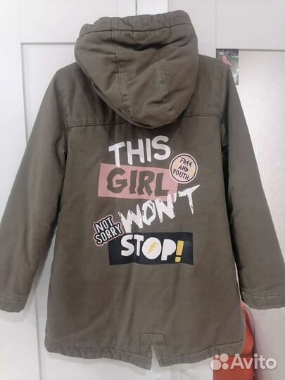 Куртка парка для девочки