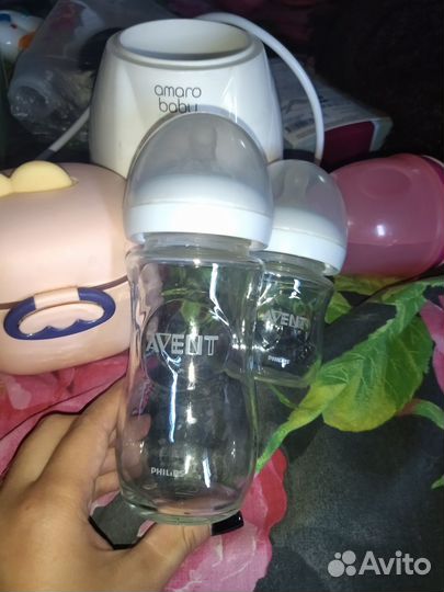 Бутылочки avent стекло