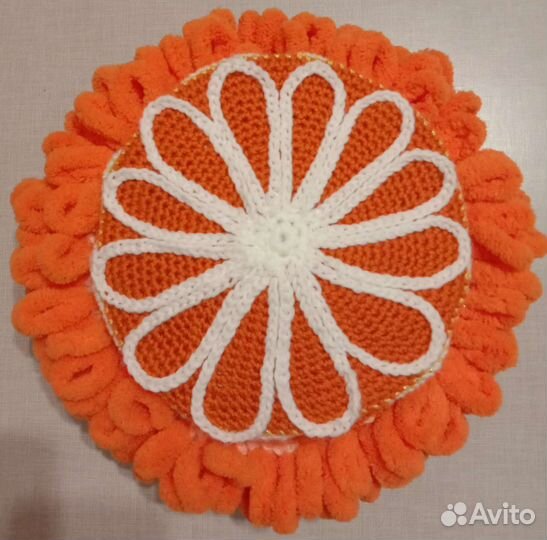 Декоративная подушечка, Апельсинка