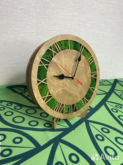 Мастер-класс для детей и взрослых. Часы из мха