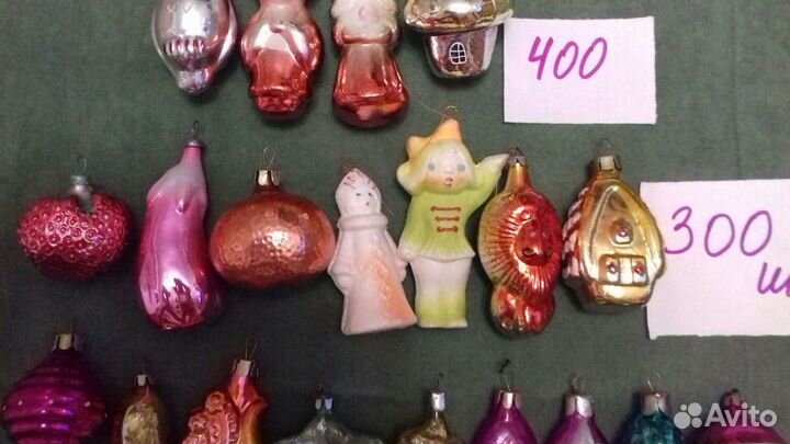 Елочные игрушки СССР