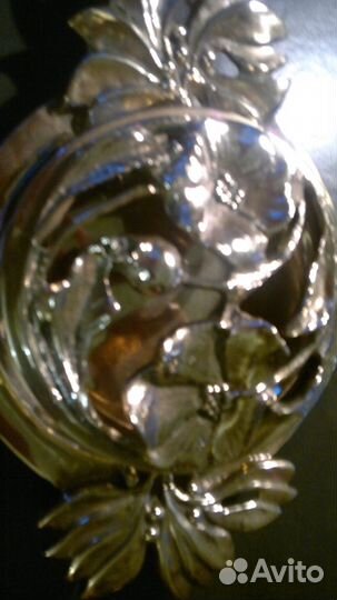 Пепельница. Ручной работы. Старая. Маки