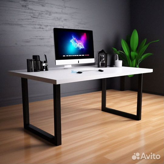 Офисный стол лофт 120х60