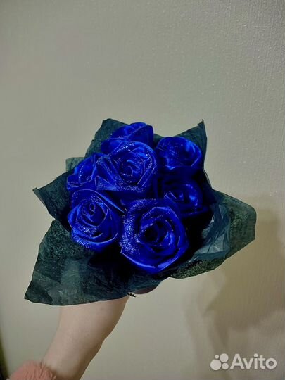 Букет из атласных лент