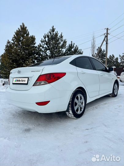 Hyundai Solaris 1.4 МТ, 2011, 186 829 км