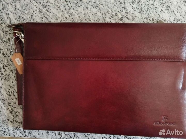Кожаная папка для документов новая