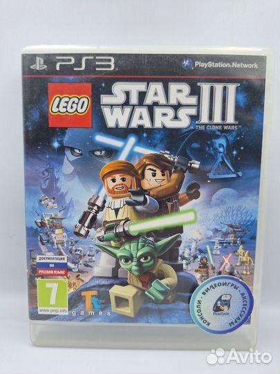 Lego Star Wars III The Clone Wars PS3 (б/у, англ.)