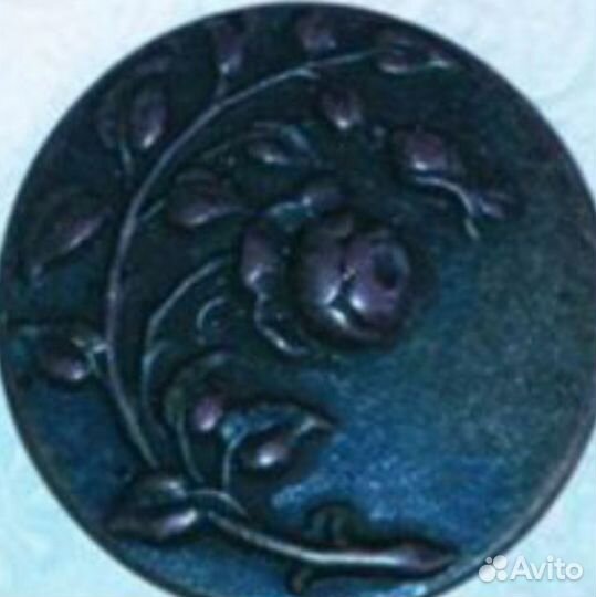 Винтажные бронзовые пуговицы 25мм