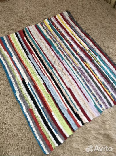 Коврик придверной, прикроватный ручной работы