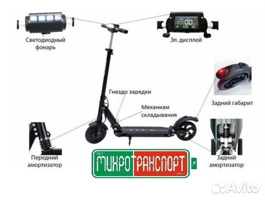 Легкий Электросамокат Kugoo S3. Оригинал