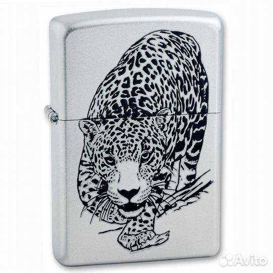 Зажигалка Zippo Леопард, новая