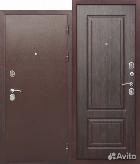 Входная металлическая дверь 10 см толстяк РФ