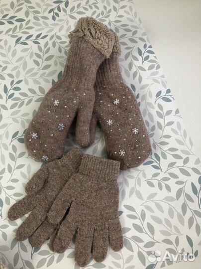 Шапка и снуд для девочки зимняя