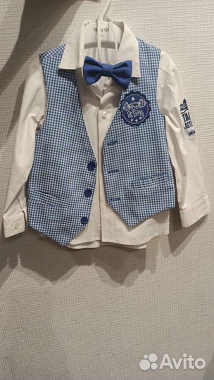 Рубашка с жилеткой