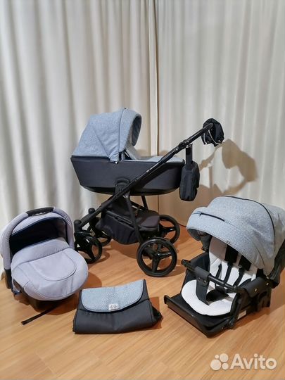 Коляска 2 в 1/3 в 1 Adamex Reggio