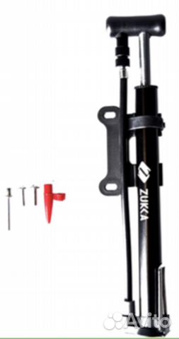 Насос велосипедный ZK-2821, алюминий, ручной