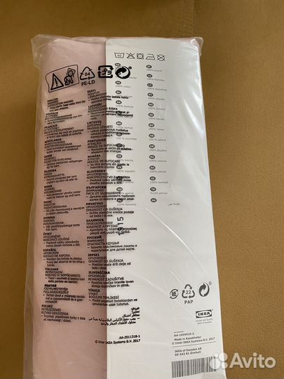 Простынь на резинке IKEA