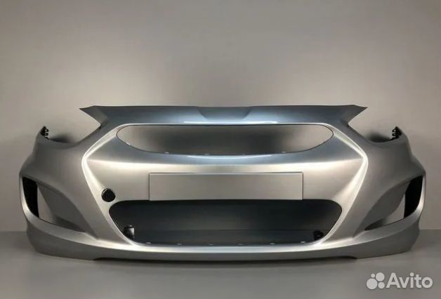 Бампер передний Hyundai Solaris 10г- В цвет