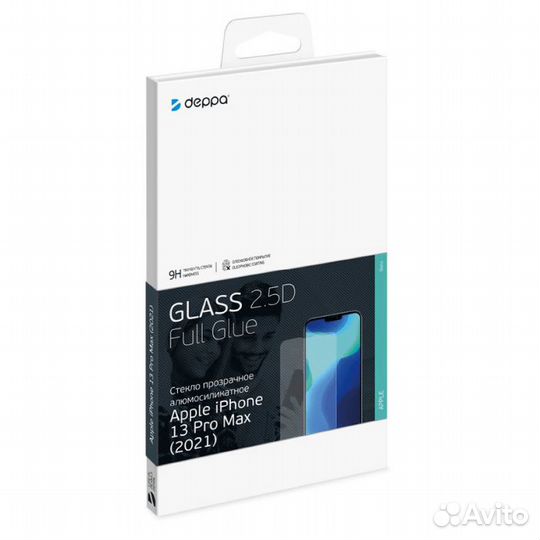 Защитное стекло Deppa 2,5D Classic Full Glue для A