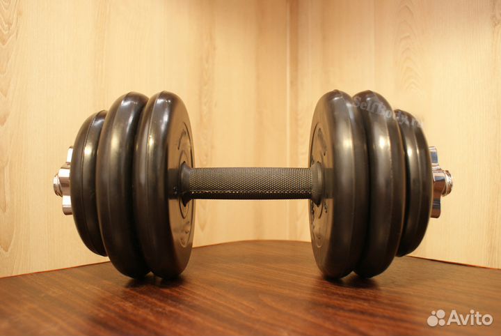 Гантеля 14.2 кг. L36 см. Доставка в день заказа +