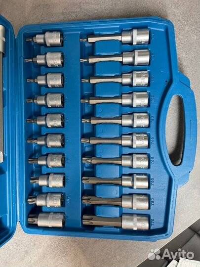 Набор бит 32 предмета Т звездочки шстигранные