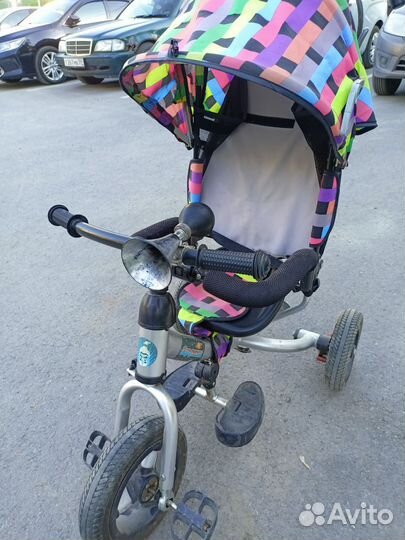 Велосипед коляска с ручкой