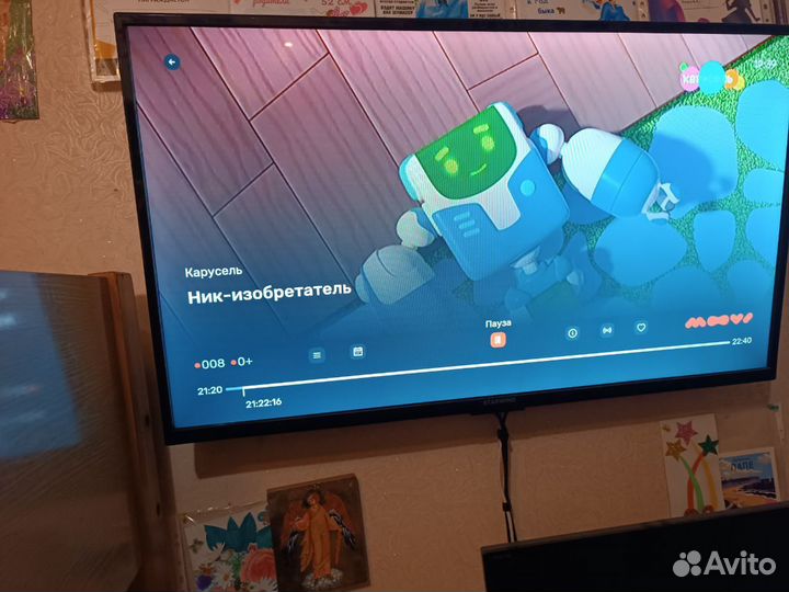 Телевизор SMART tv Starwind 39 дюймов Андроид 4.4