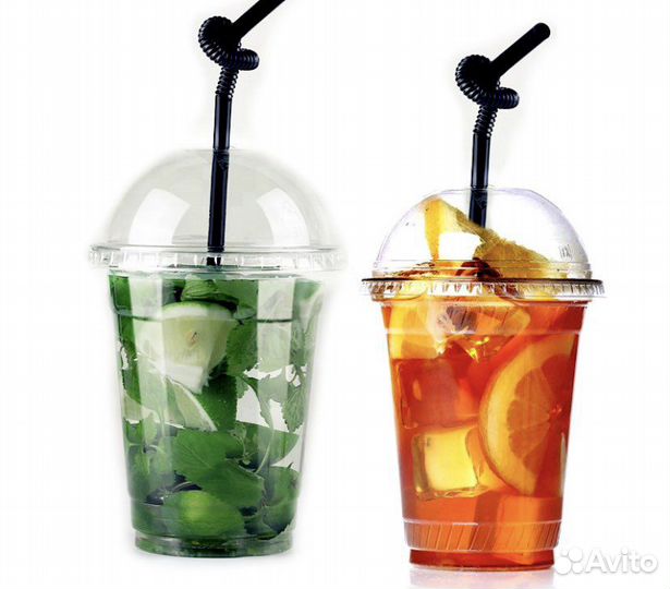 Стакан шейкер с купольной крышкой для коктейлей