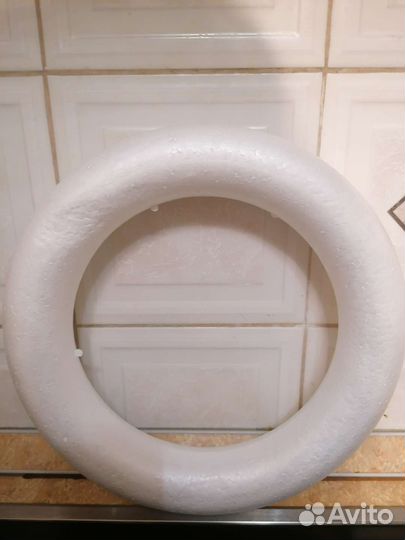 Бублик (основа для венка) из пенопласта