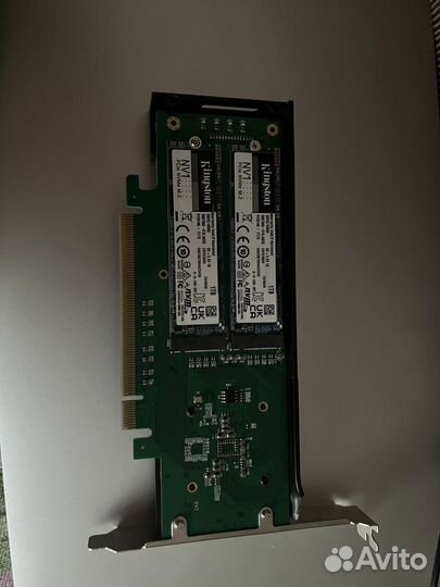 Raid плата для 4 м.2 ssd с бифуркацией