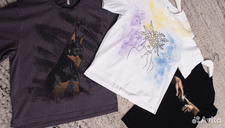 Ручная роспись одежды, custom