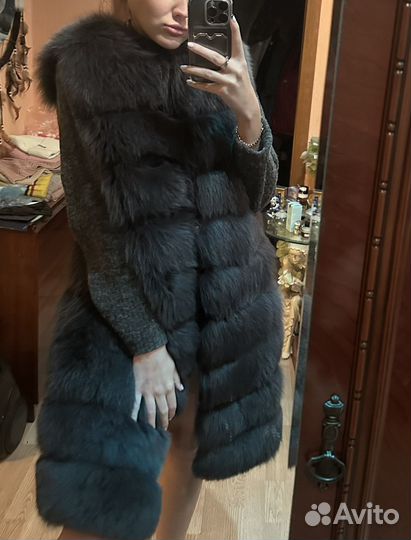 Жилет из песца