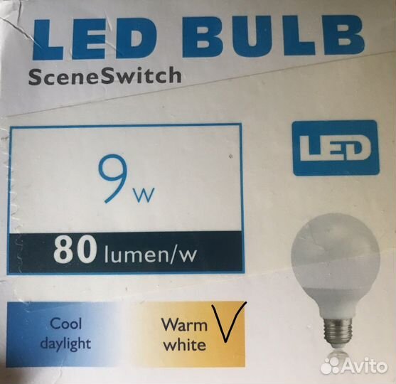 Лампа светодиодная е27 шар