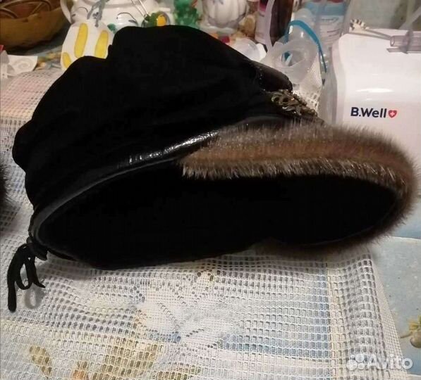 Шапка норковая женская