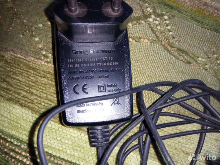 Зарядное устройство sony ericsson Т28