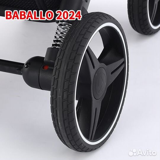 Прогулочная коляска babalo синяя черная рама