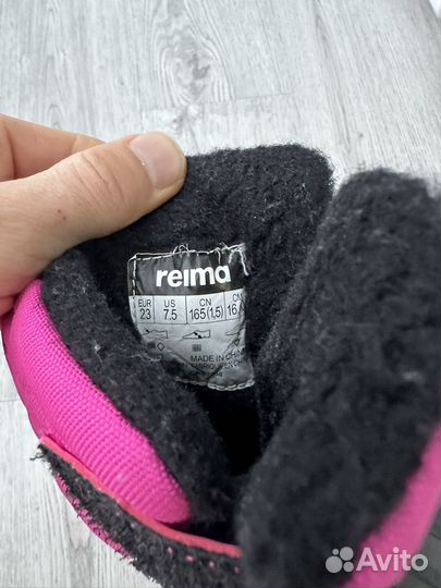 Зимнии сапоги для девочек reima 23