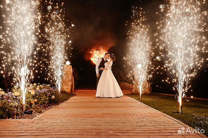 Шоу(фаер,световое,пиксельное)фонтаны,сердце,салют