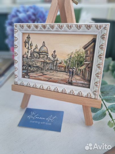 Картина маслом Венеция пейзаж с Венецией