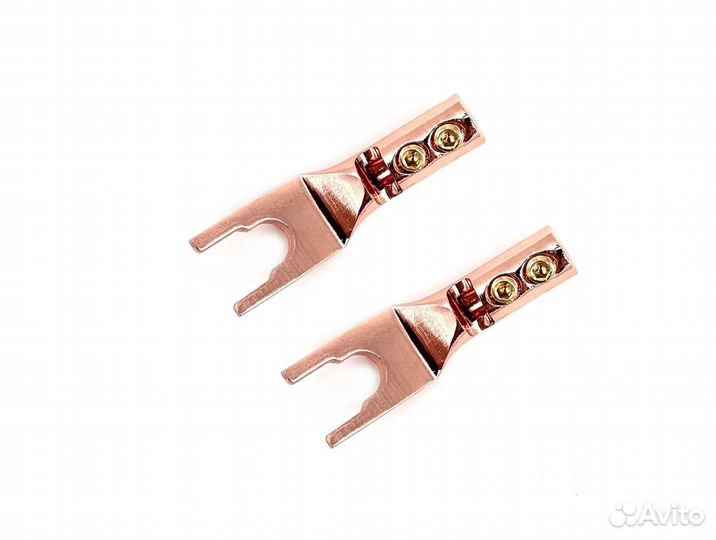 Клемма вилочная, акустическая лопатка, на винт