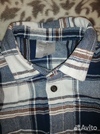 Рубашка для мальчика 86