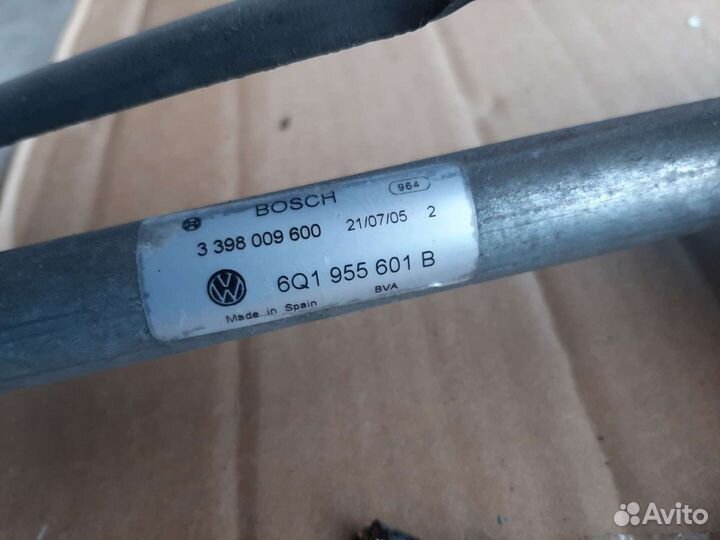 Трапеция дворников Volkswagen Polo 2001 2009