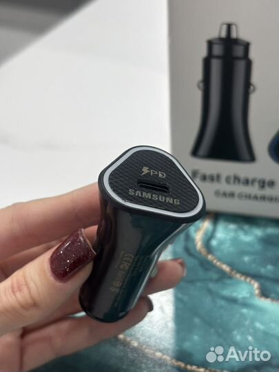 Прикуриватель samsung usb c type c fast charging