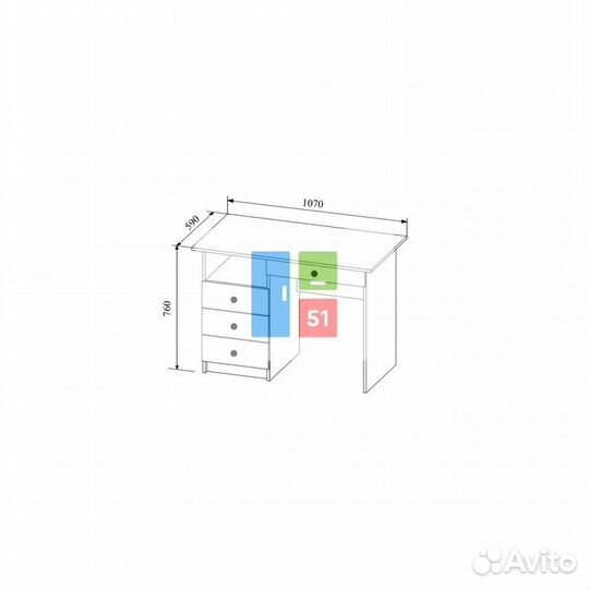 Стол письменный